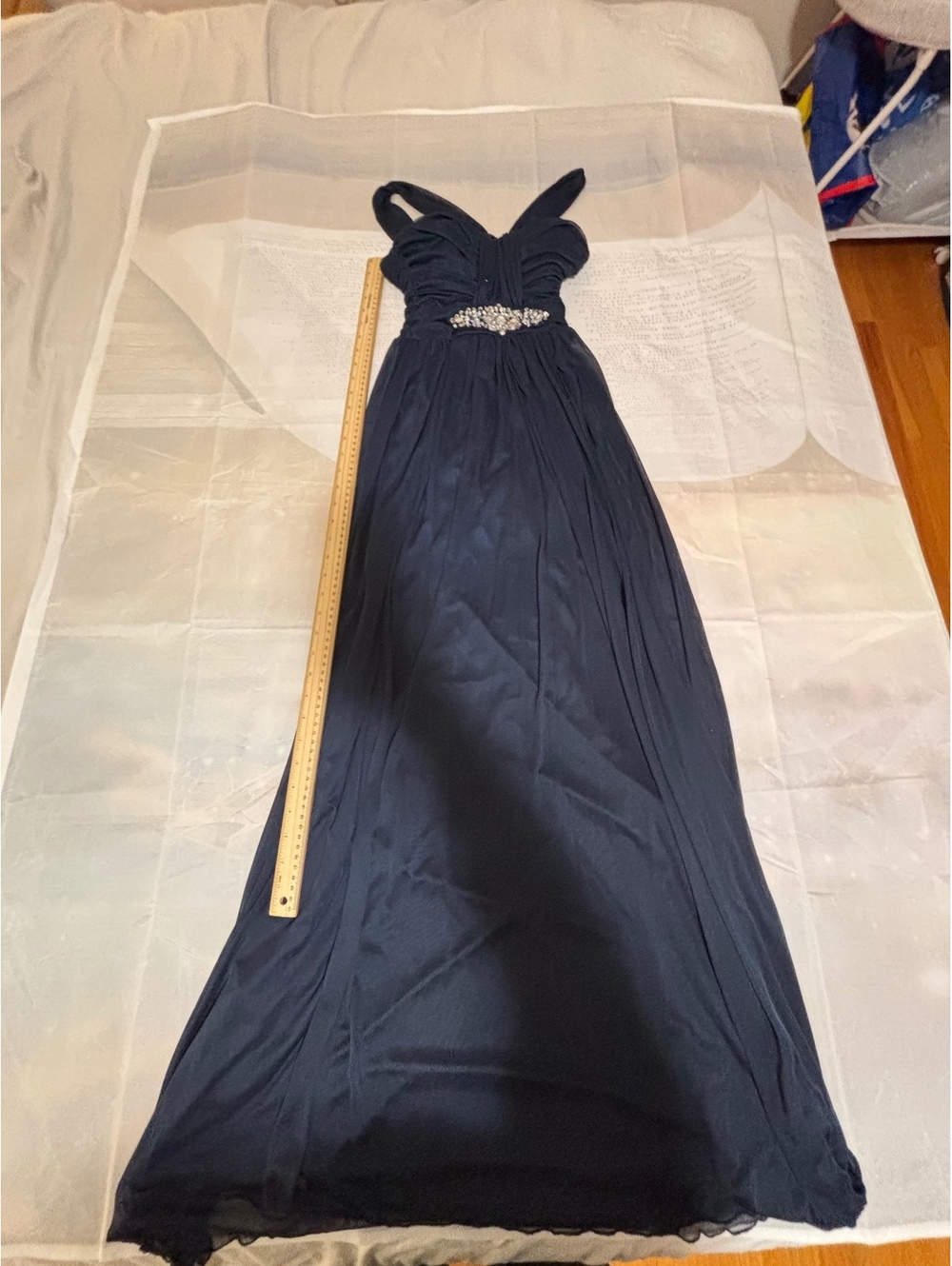 B. Darlin navy formal dress CLOTHING00109